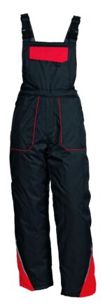 Зимно яке и полугащеризон KASTOR  в черно и червено - Image 2