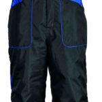 Работен зимен полугащеризон PRISMA WINTER черно/синьо