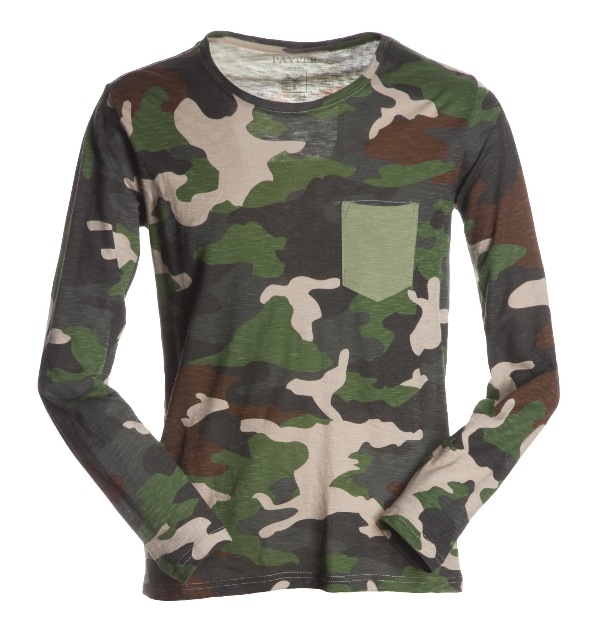 tbps-1048-1551 Блуза с дълъг ръкав камуфлажна PAYPER LIVING camo - Image 1