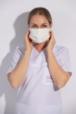 Санитарна маска от плат 3 пластова - Image 2