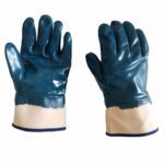 Работни ръкавици потопени в нитрил с твърд маншет