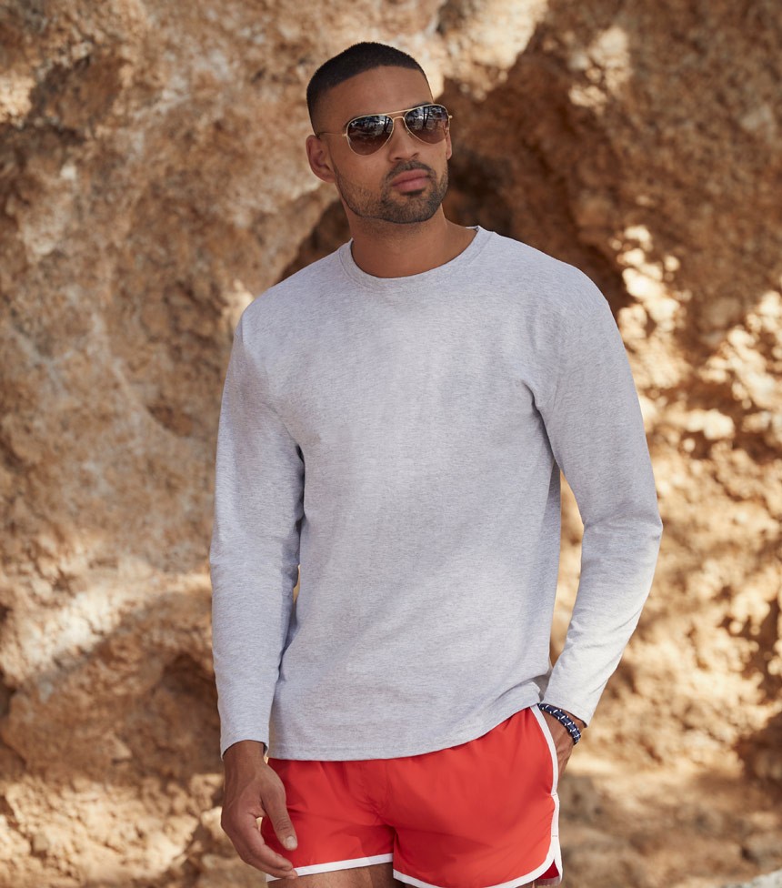 tbps-1246-2053 Тениска с дълъг ръкав модел VALUEWEIGHT LONG SLEEVE 84 - Image 1