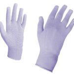 Дамски работни ръкавици от трико с полимерни капки FUNNY