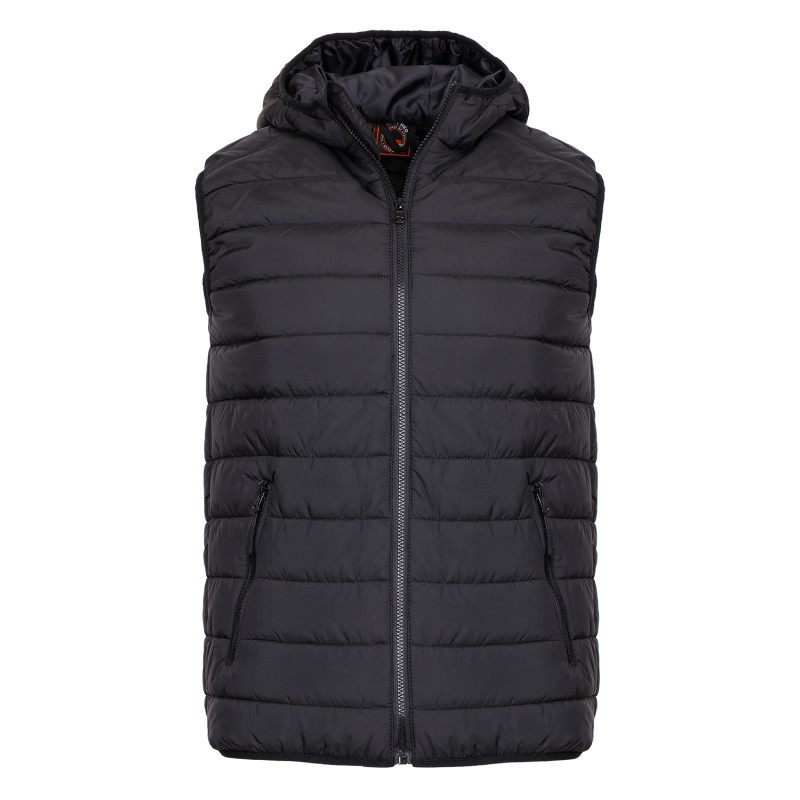 tbps-1304-2595 Мъжки елек с качулка SPEEDY HOOD черен - Image 1