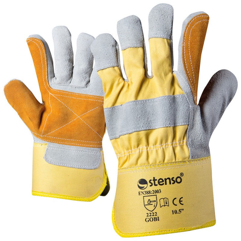 tbps-1340-2219 Работни ръкавици от телешка кожа GOBI - Image 1