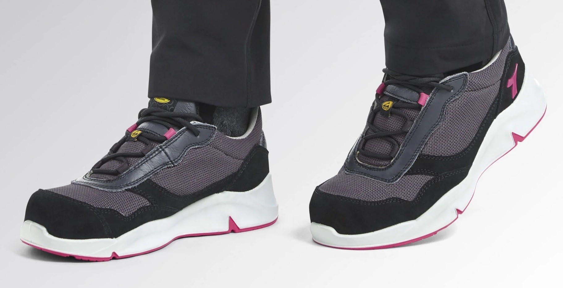 tbps-1555-2871 Дамски работни обувки DIADORA ATHENA TEXT LOW S1PL FO SR ESD - Image 1