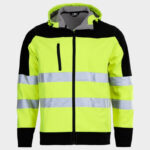 Светлоотразително софтшел яке с качулка