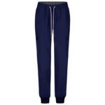 Медицински панталон с ластик тъмно син