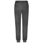 Медицински панталон с ластик сив меланж - Image 2