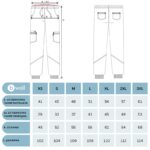 Медицински панталон с ластик сив меланж - Image 4