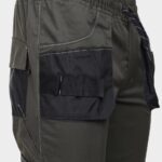 Работен панталон със спортна визия т.сив/черен - Image 5