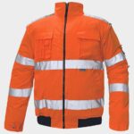 Светлоотразително яке CLOVELLY PILOT  оранжев