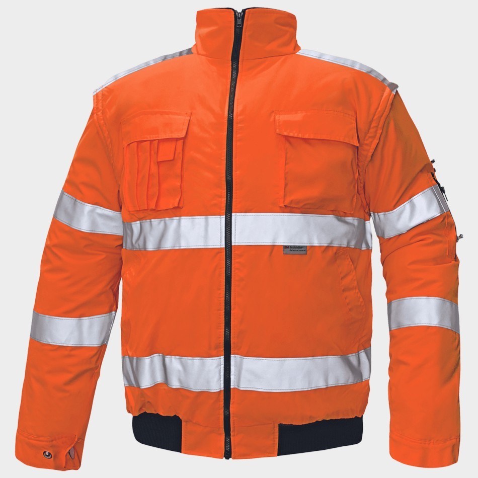 tbps-1628-3211 Светлоотразително яке CLOVELLY PILOT оранжев - Image 1