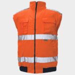 Светлоотразително яке CLOVELLY PILOT  оранжев - Image 2