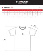 Мъжка тениска с къс ръкав RESIST R01 - бяла