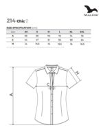 Дамска официална риза с къс ръкав CHIC 214- бяла - Image 3