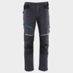 Работен панталон REVOLT STRETCH GREY/BLACK/PETROL