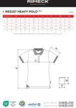 Дамска тениска с яка RESIST POLO R20- бяла - Image 3