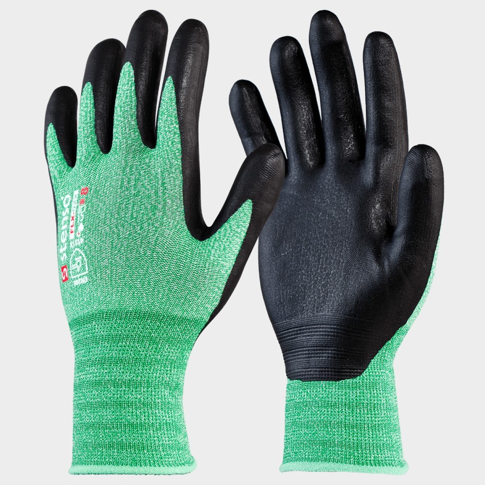 tbps-1726-3618 Работни ръкавици NITRIUM GREEN FLX-022 - Image 1