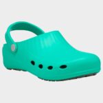 Сабо с каишка зелено