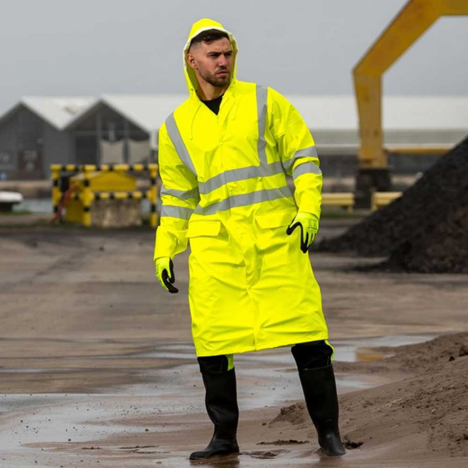 tbps-1870-4186 Наметало STORMER HV COAT YELLOW - Image 1