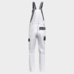 Работен полугащеризон EOS STRETCH бял/сив - Image 2