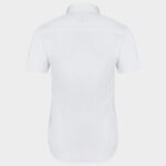 Дамска класическа риза с къс ръкав VELILLA бяла - Image 2