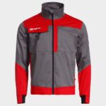 Работно яке EOS STRETCH червено/сиво