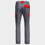 Работен панталон EOS STRETCH червен/сив - Image 2