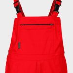 Работен полугащеризон PLUTON-S червен - Image 5