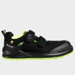 Работни сандали JETT S1PS ESD черно/зелено - Image 2