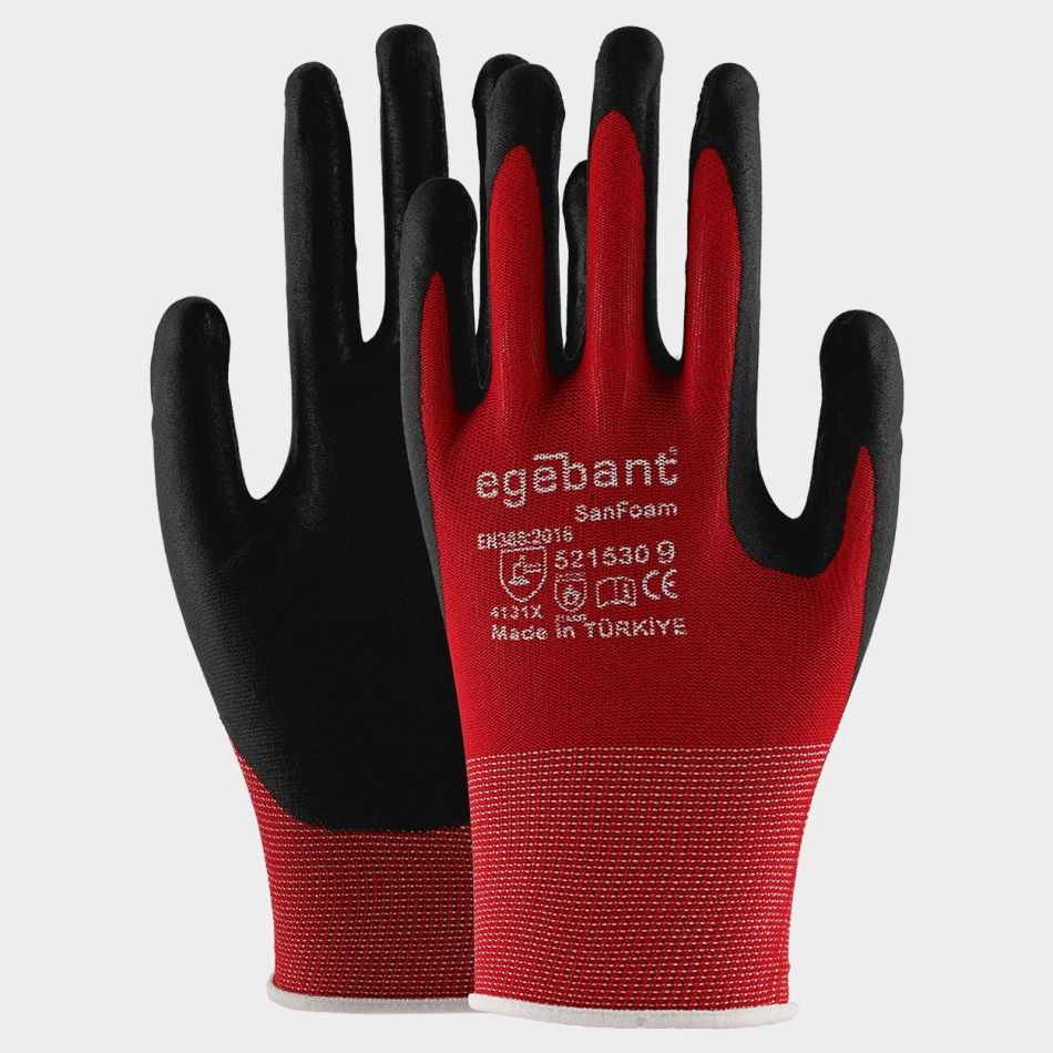 tbps-1932-4504 Работни ръкавици потопени в нитрилова пяна EGEBANT SANFOAM - Image 1