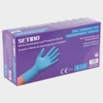 Еднократни ръкавици от нитрил SETINO NITRILE BLUE - 29 см