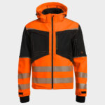 Работно софтшел яке PRISMA 2.0 HV оранжево с черно