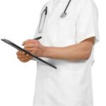 Мъжка медицинска туника с къс ръкав