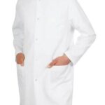Мъжка медицинска манта с дълъг ръкав
