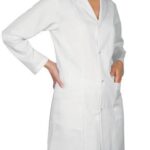 Дамска медицинска престилка с дълъг ръкав