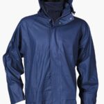 Син луксозен дъждобран STORMER.