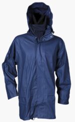 Син луксозен дъждобран STORMER.