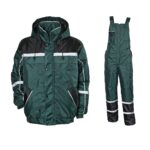 Ватиран работен костюм полугащеризон и яке COLLINS GREEN