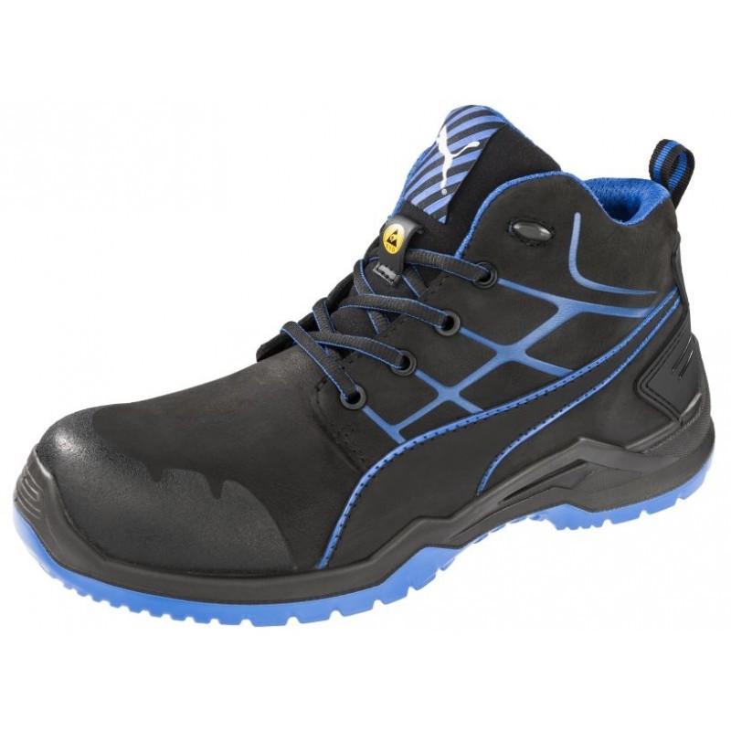 tbps-869-1145-1 Работни обувки модел PUMA KRYPTONE BLUE MID S3 ESD SRC - Image 1